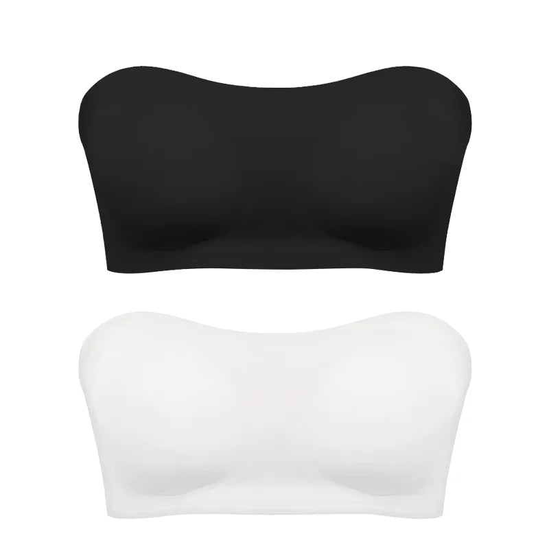 Strapless Push-Up Bra – Removable Pads & All-Day Comfort