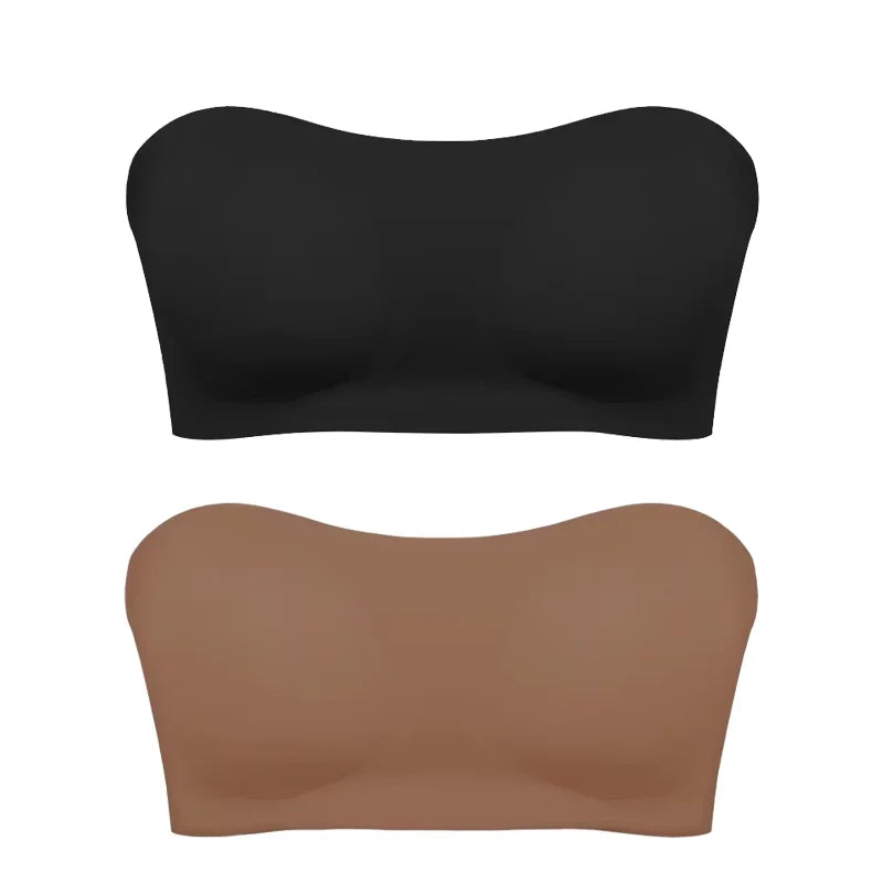 Strapless Push-Up Bra – Removable Pads & All-Day Comfort