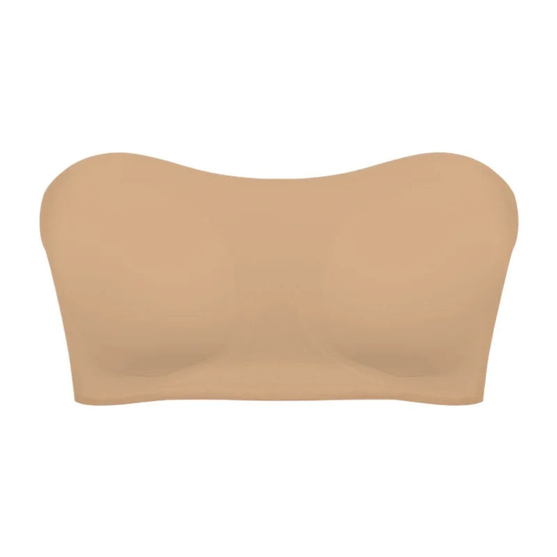 Strapless Push-Up Bra – Removable Pads & All-Day Comfort