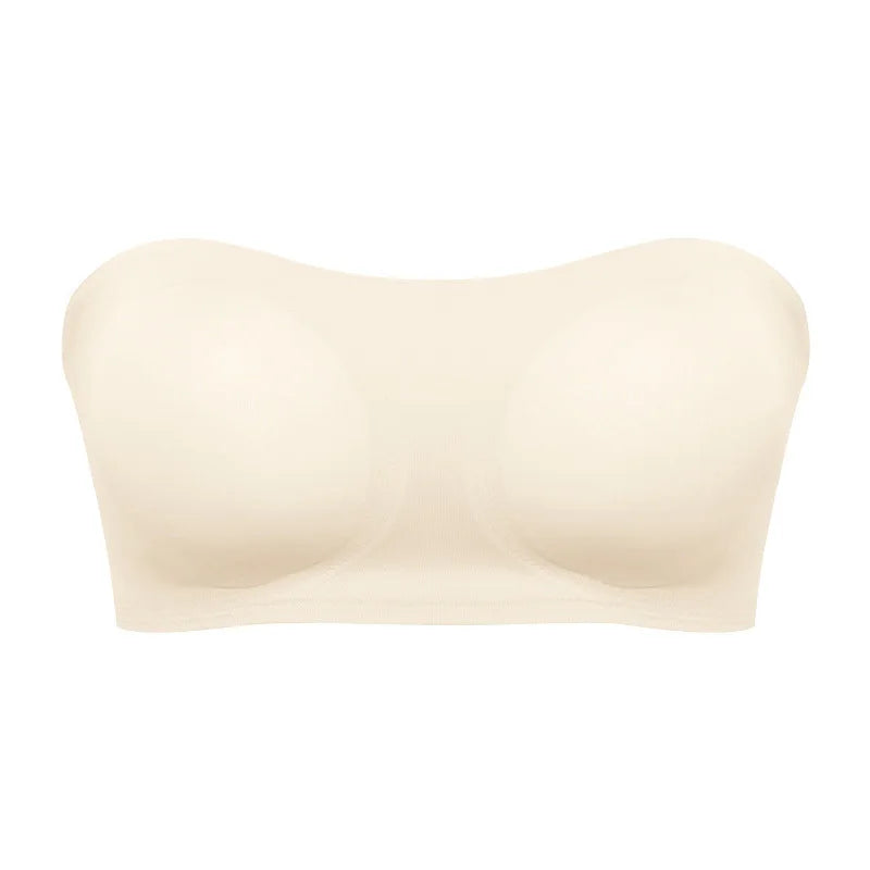 Strapless Push-Up Bra – Removable Pads & All-Day Comfort