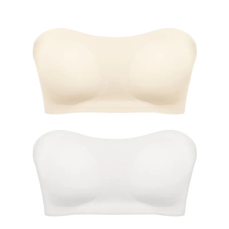 Strapless Push-Up Bra – Removable Pads & All-Day Comfort