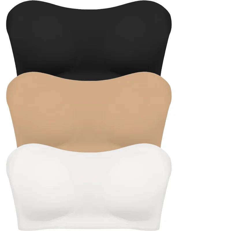 Strapless Push-Up Bra – Removable Pads & All-Day Comfort