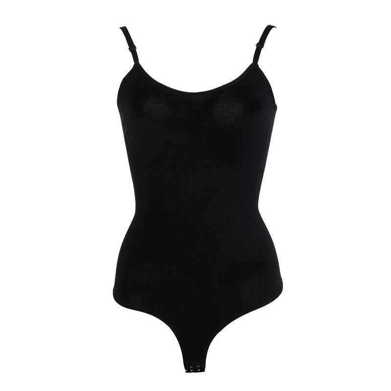Seamless Thong Bodysuit Shaper – Full Body Tummy Control & Waist Trainer