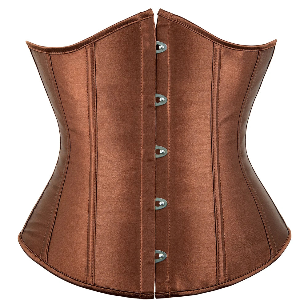 Underbust Steel Boned Corset – Waist Slimming Bustier