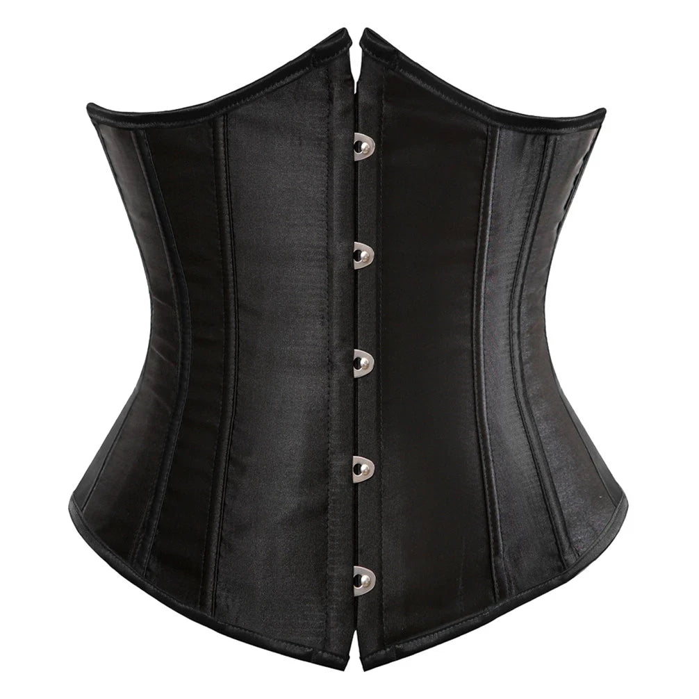 Underbust Steel Boned Corset – Waist Slimming Bustier