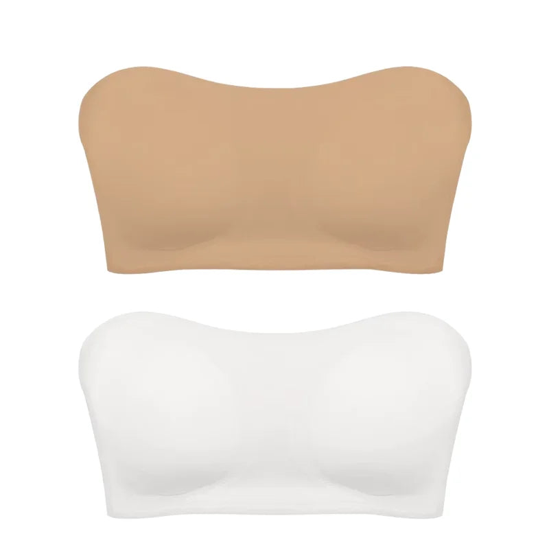 Strapless Push-Up Bra – Removable Pads & All-Day Comfort